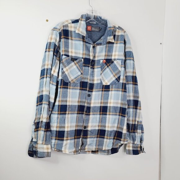 The American Outdoorsmen Men's Multicolor Plaid Button-Front Shirt Size XL - Picture 2 of 8